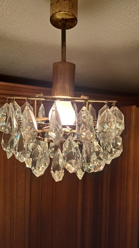 Vintage kristall deckenlampe - vintage,