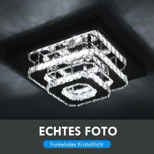 Kristall deckenlampe led 36w - kristall,
