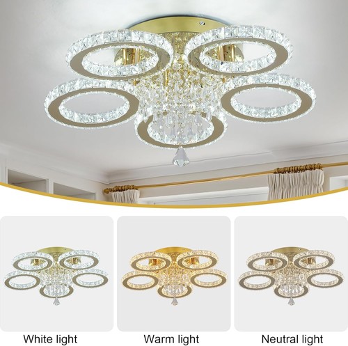 Led deckenleuchte kristall - k9,