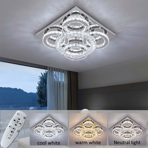 Kristall led deckenleuchte - kristall,