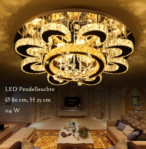 Kristall led deckenleuchte - kristall,